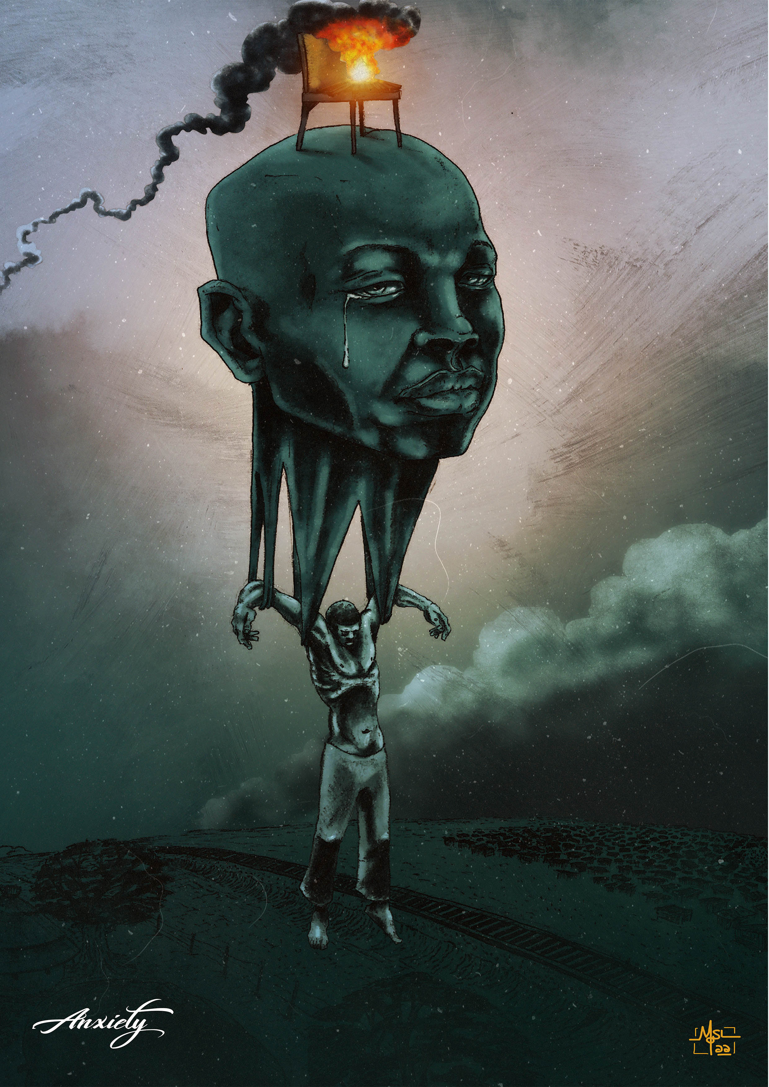 Illustrations; mental health; depression; anxiety