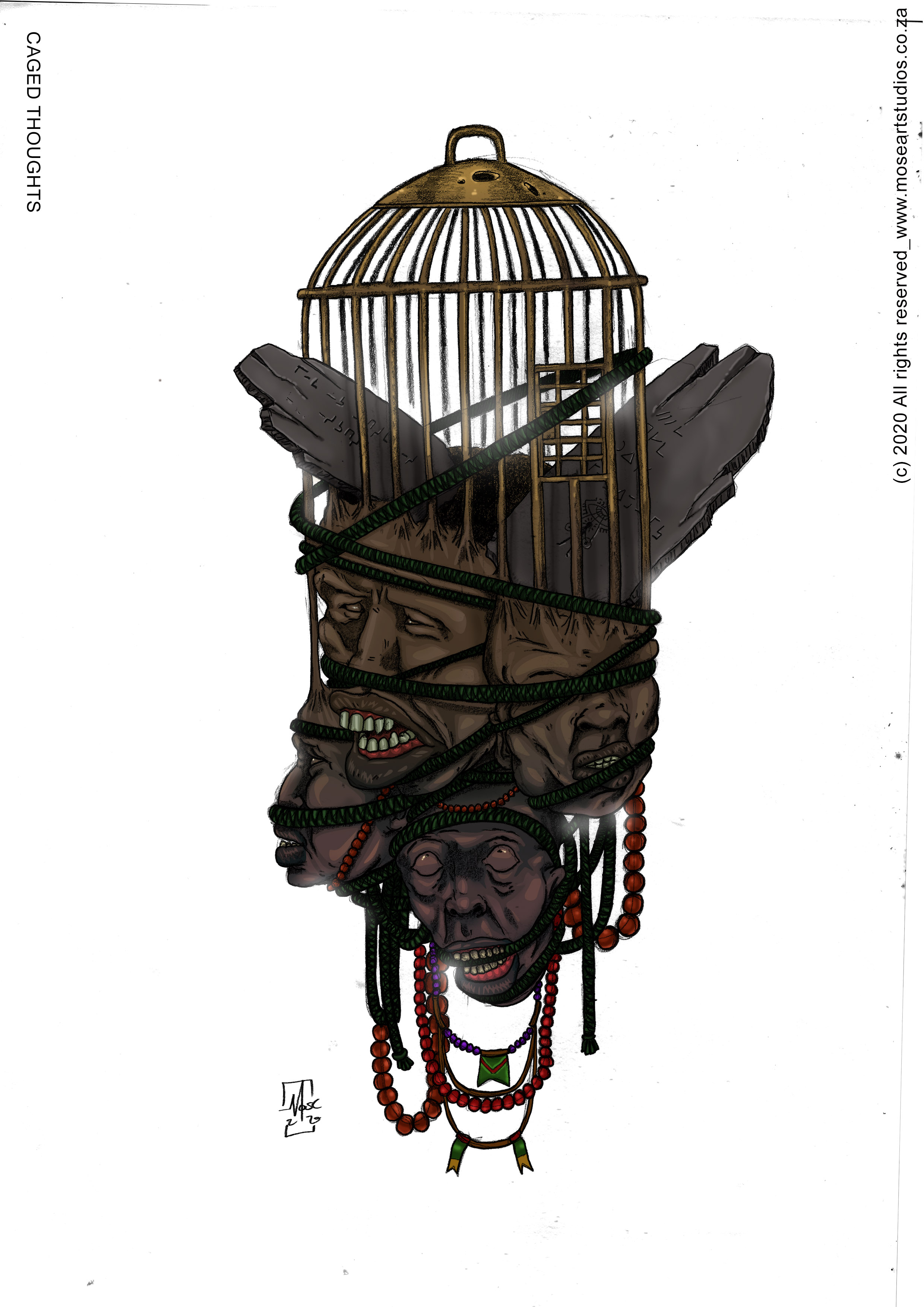 Illustrations; mental health; depression; sin